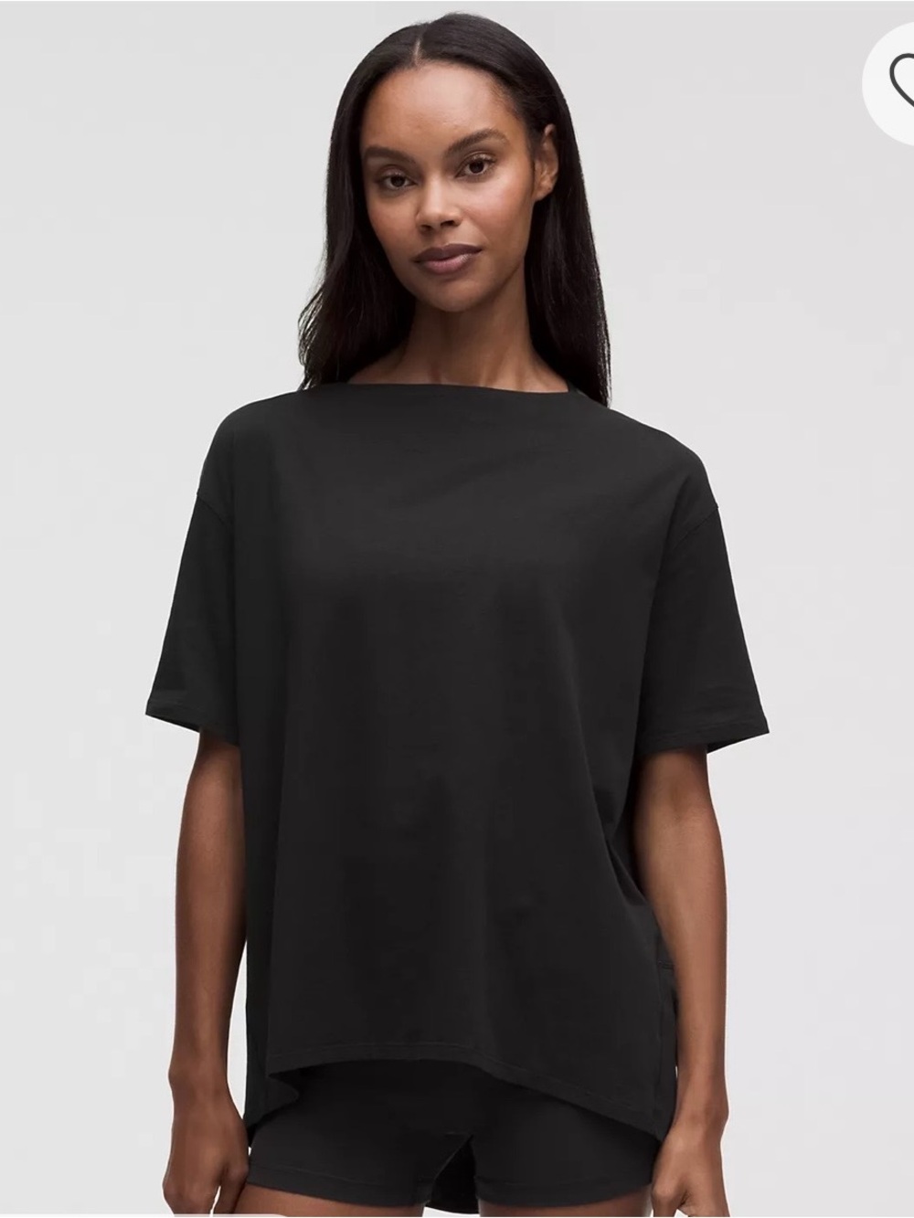 lululemon athletica Back in Action Short Sleeve Tee - Shirt, Black, Size S
